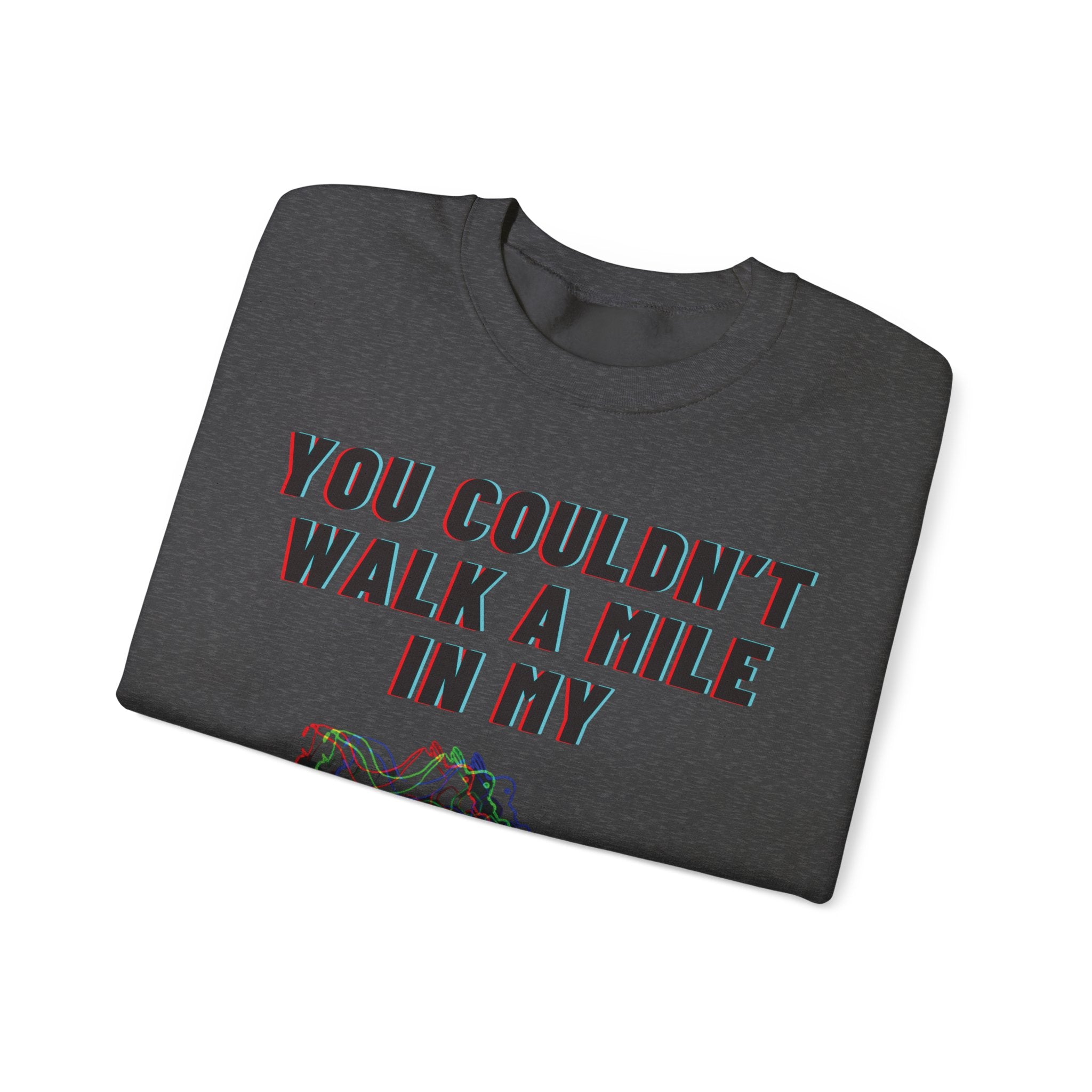 Dorpamine "Walk a Mile" Unisex Heavy Blend™ Crewneck Sweatshirt