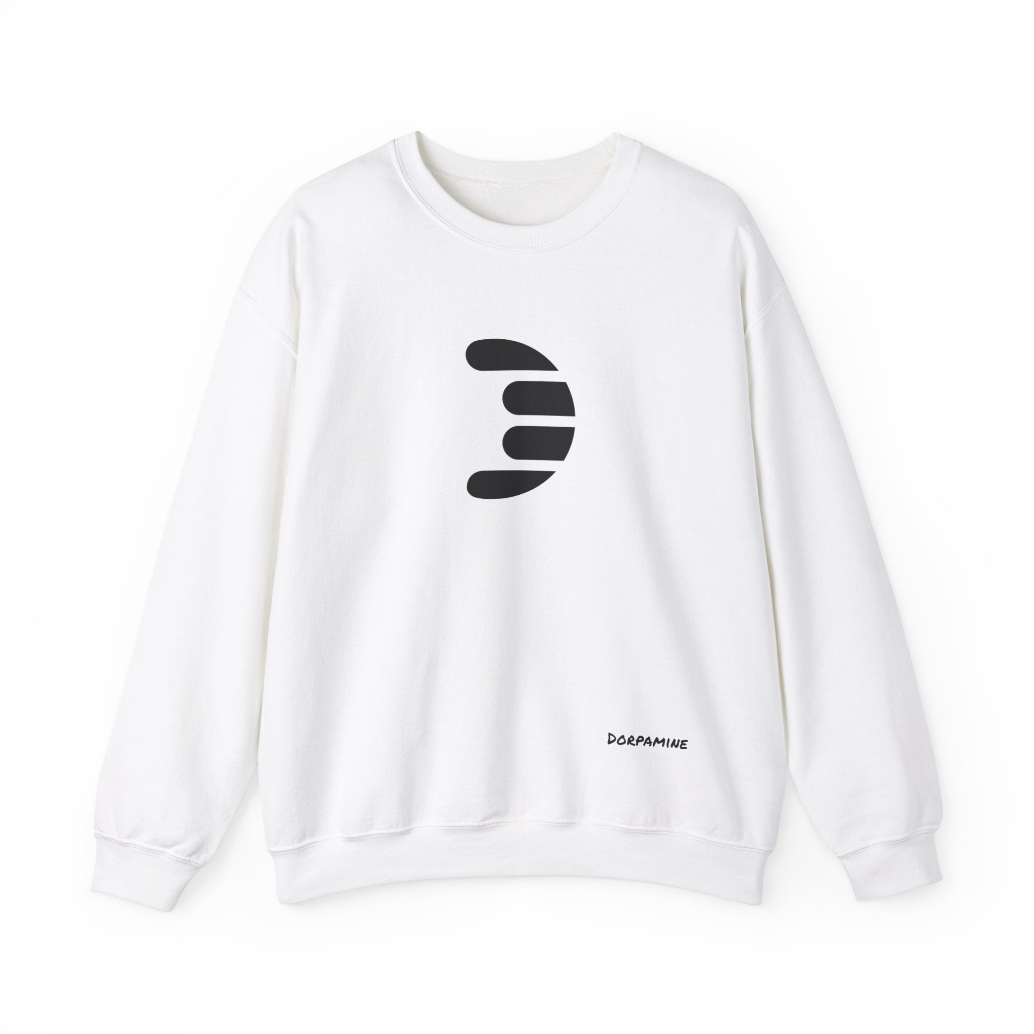 Dorpamine Classic Black Logo Unisex Heavy Blend™ Crewneck Sweatshirt