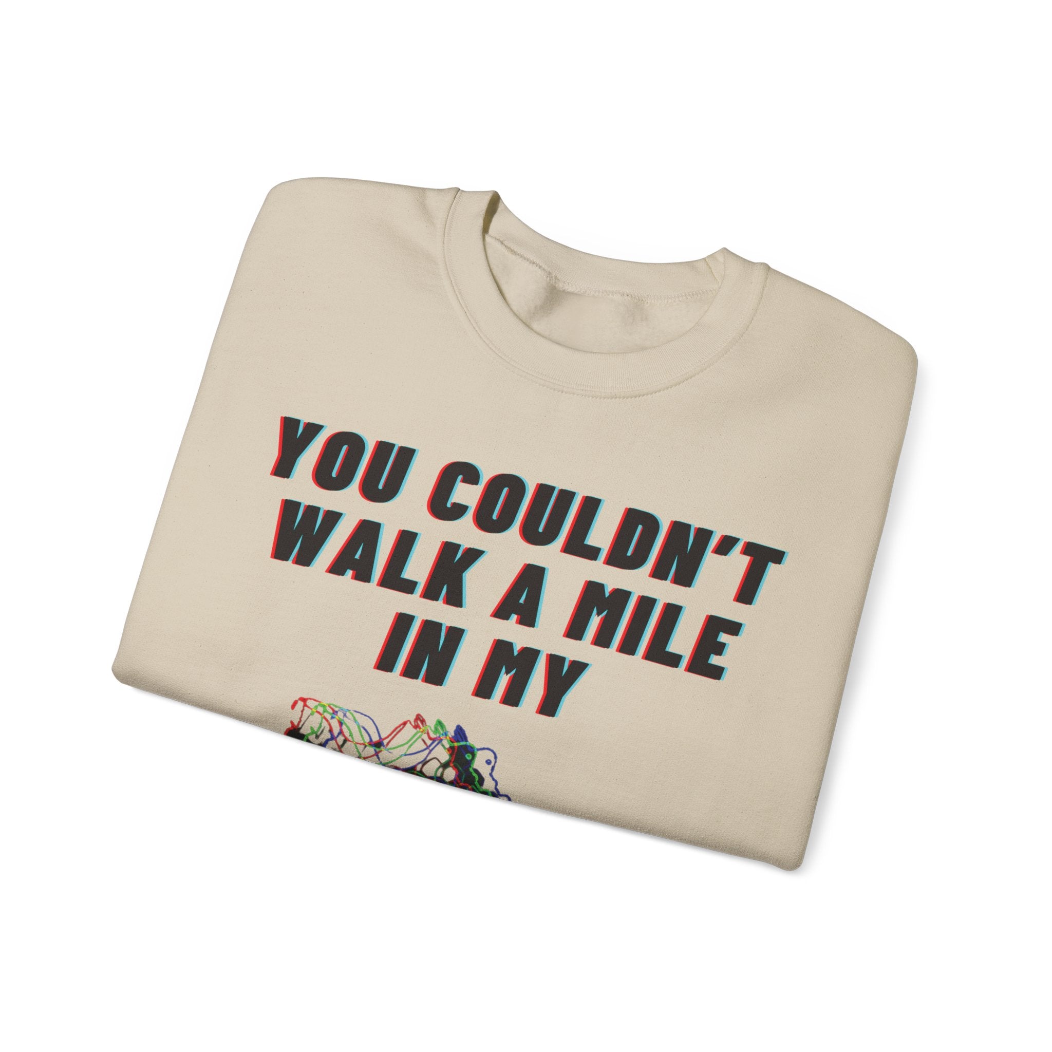 Dorpamine "Walk a Mile" Unisex Heavy Blend™ Crewneck Sweatshirt