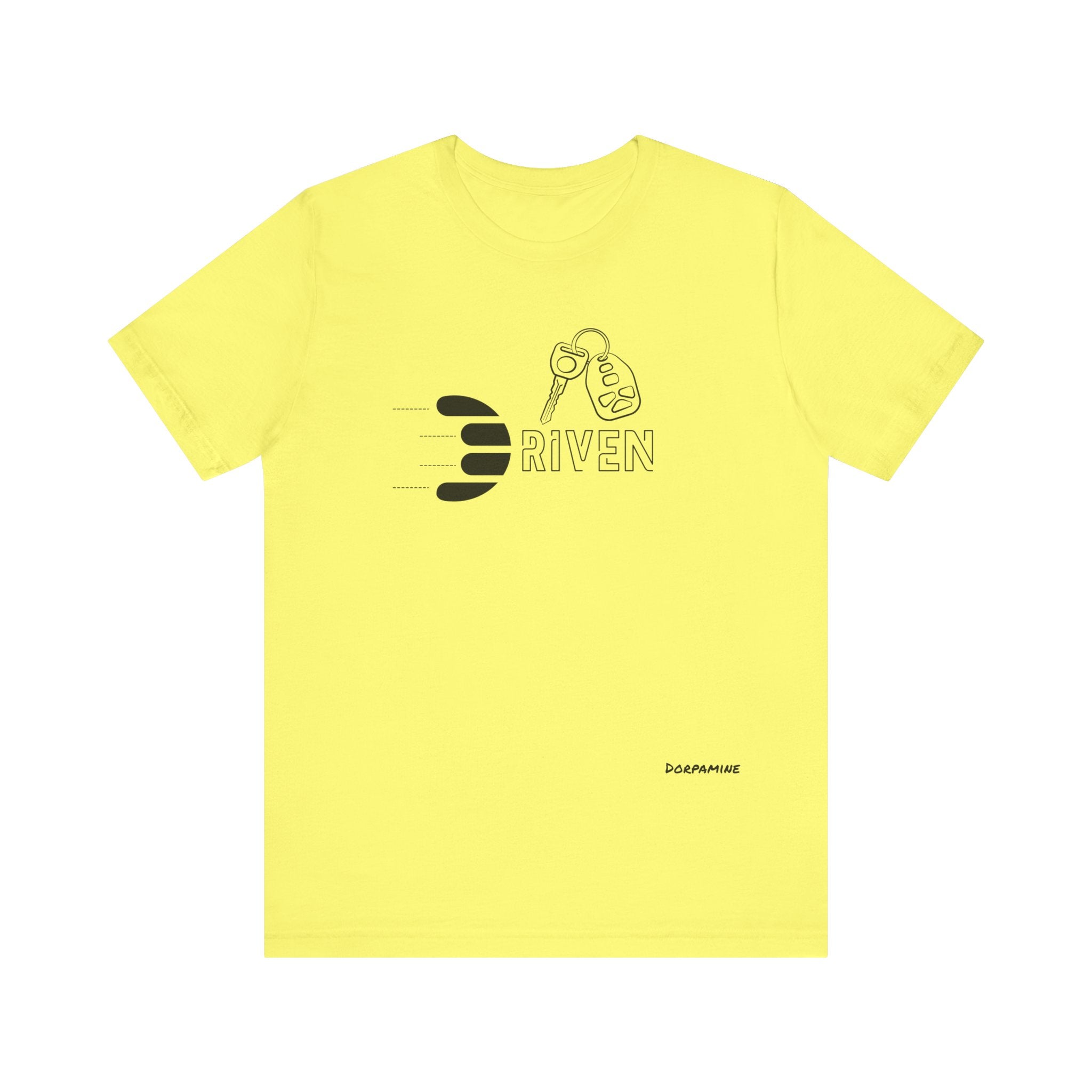Dorpamine Driven Black (D-Words Collection) Unisex Jersey Short Sleeve Tee