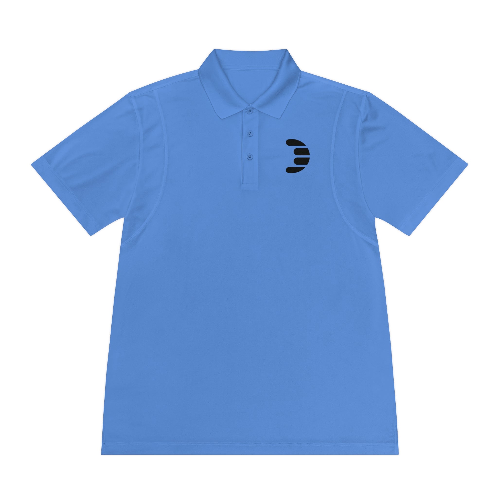 Dorpamine Black Logo Men's Sport Polo Shirt