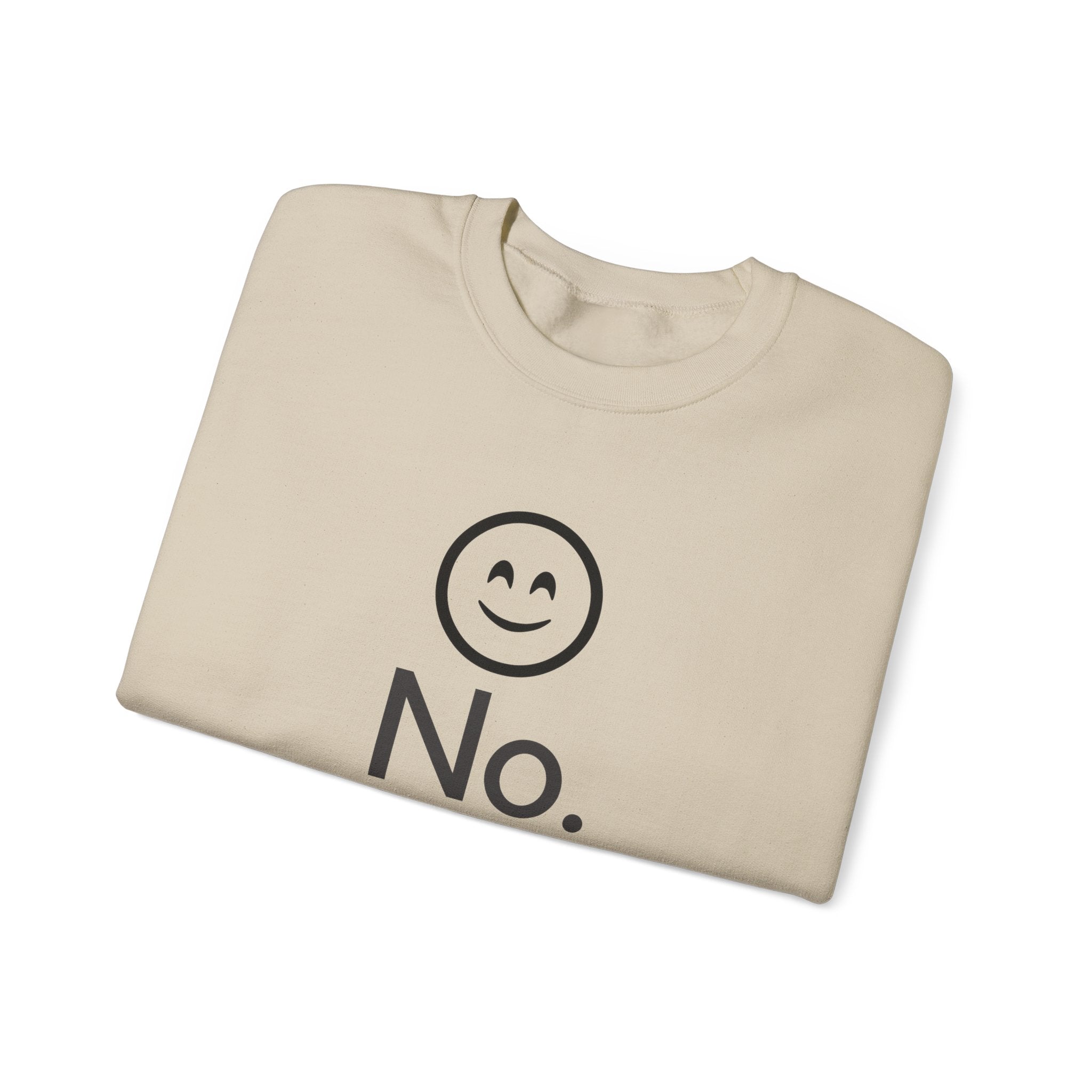 Dorpamine "No." Reclaiming Your Time Series Black Text Unisex Heavy Blend™ Crewneck Sweatshirt