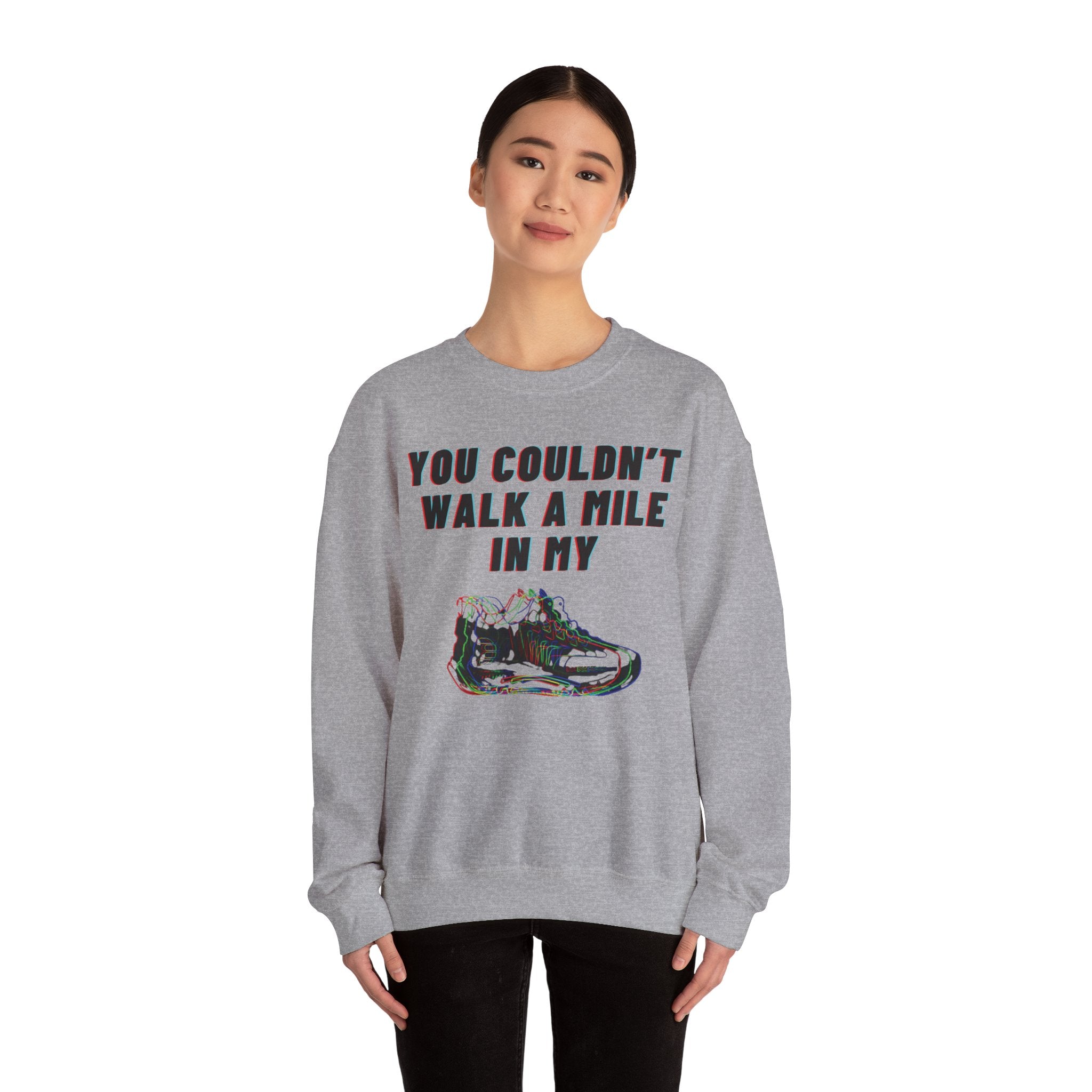 Dorpamine "Walk a Mile" Unisex Heavy Blend™ Crewneck Sweatshirt