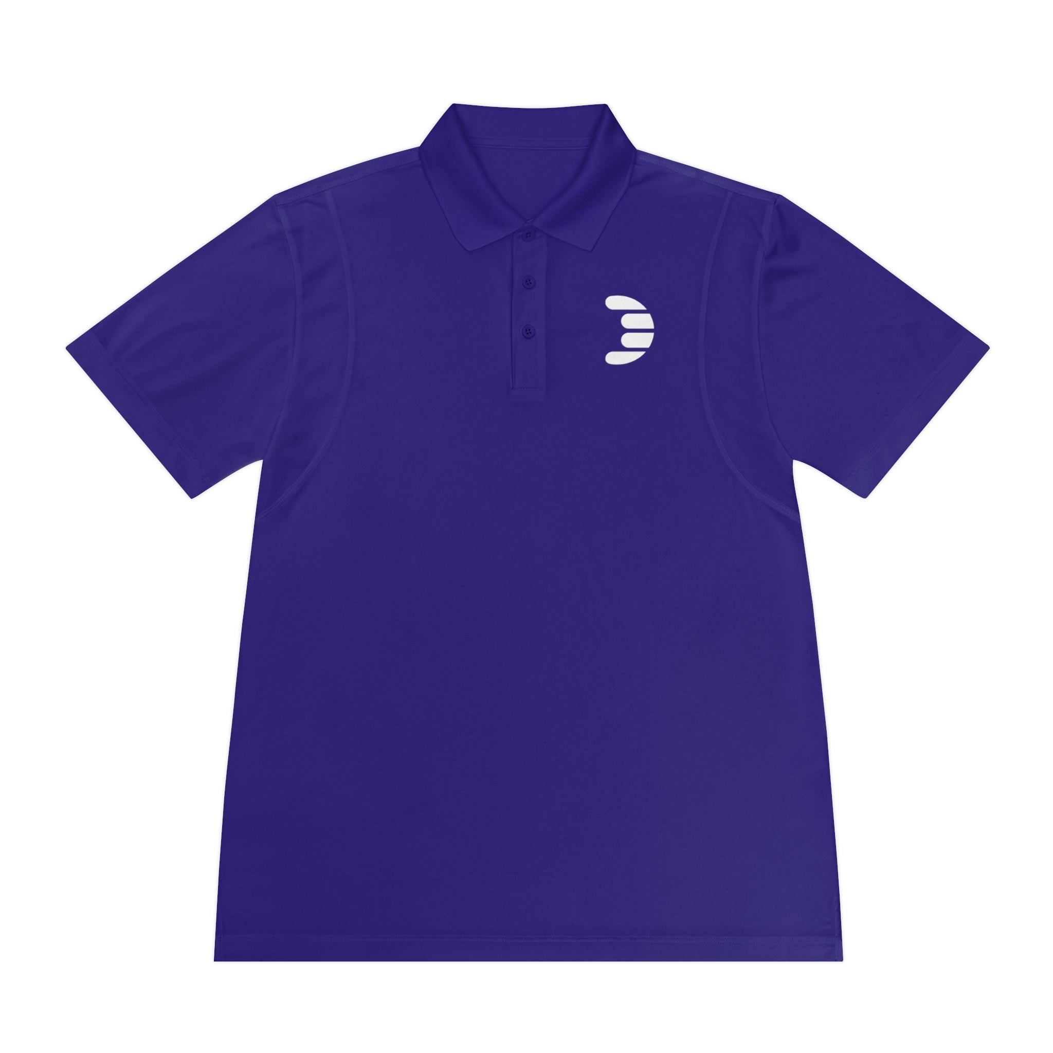 Dorpamine White Logo Men's Sport Polo Shirt
