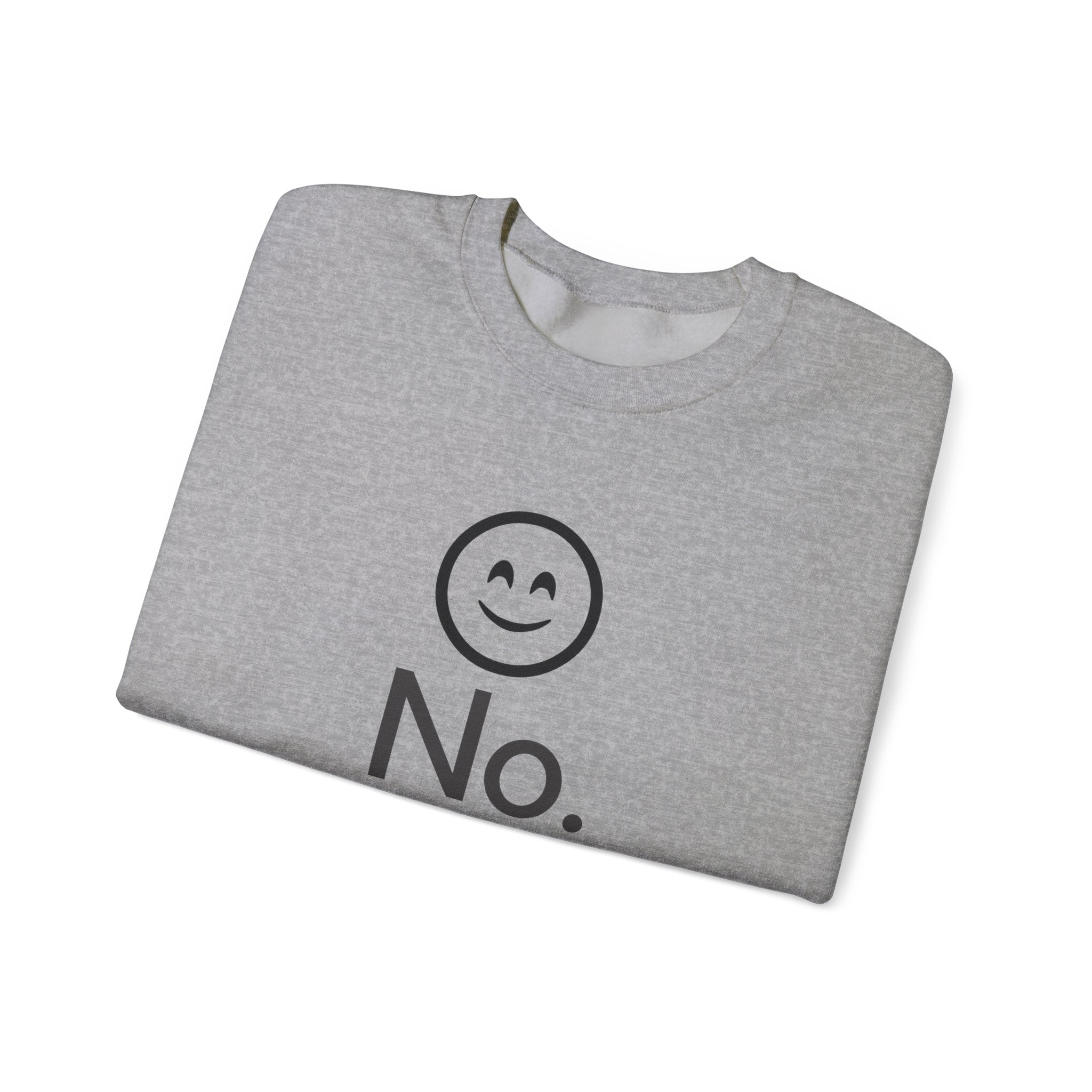 Dorpamine "No." Reclaiming Your Time Series Black Text Unisex Heavy Blend™ Crewneck Sweatshirt