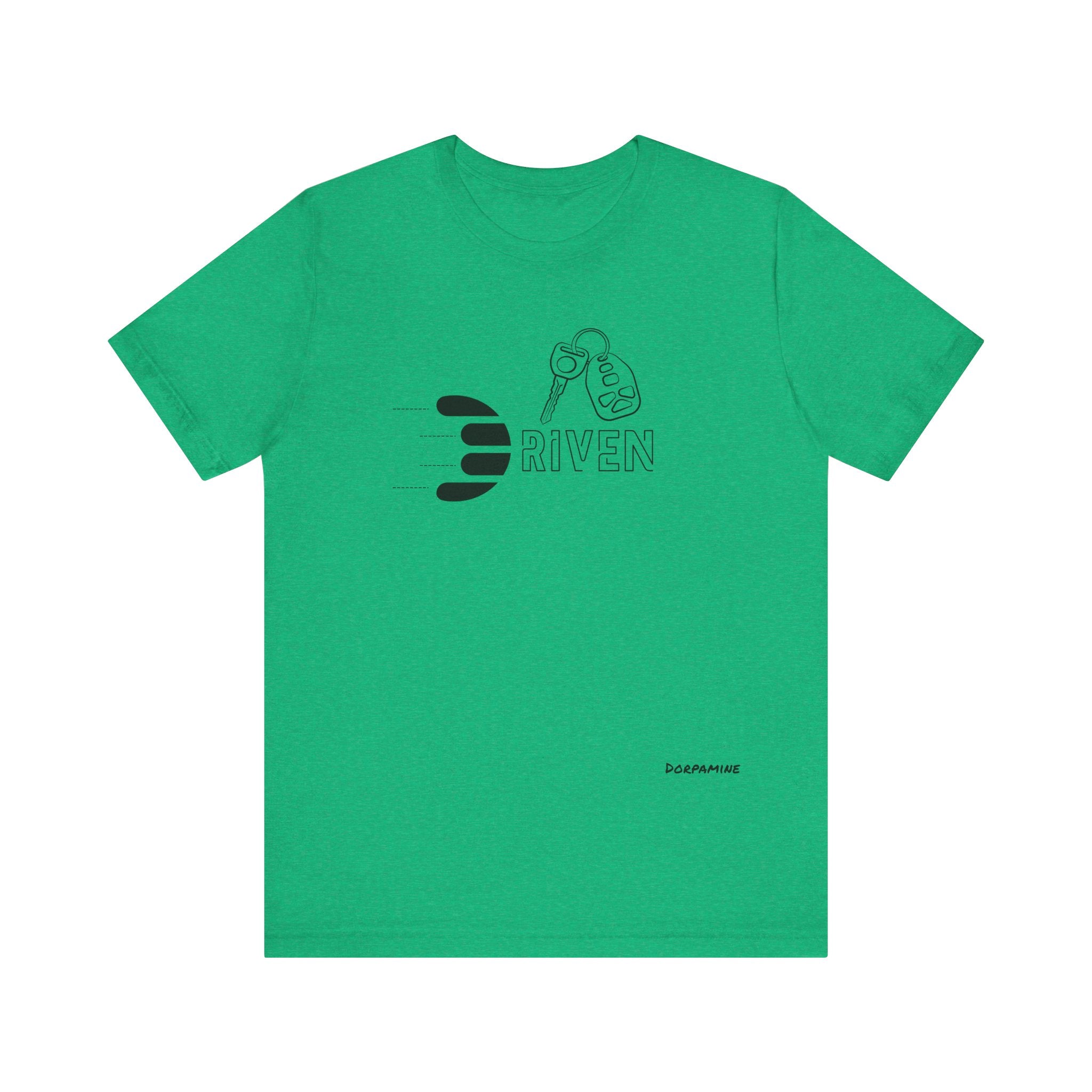Dorpamine Driven Black (D-Words Collection) Unisex Jersey Short Sleeve Tee