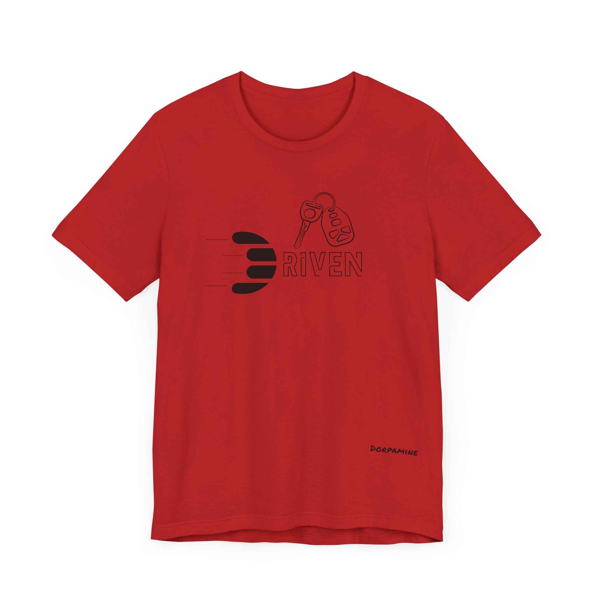 Dorpamine Driven Black (D-Words Collection) Unisex Jersey Short Sleeve Tee