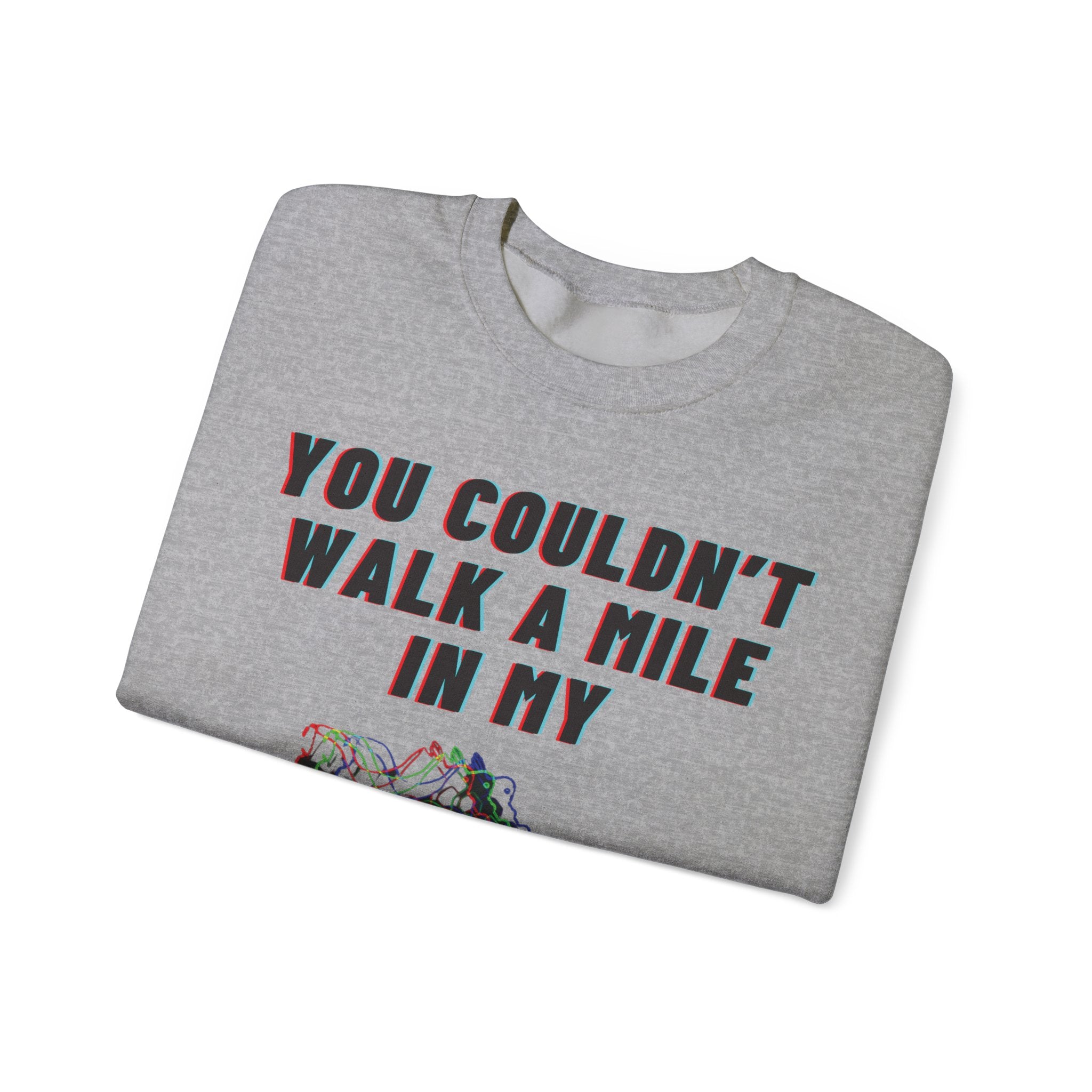 Dorpamine "Walk a Mile" Unisex Heavy Blend™ Crewneck Sweatshirt