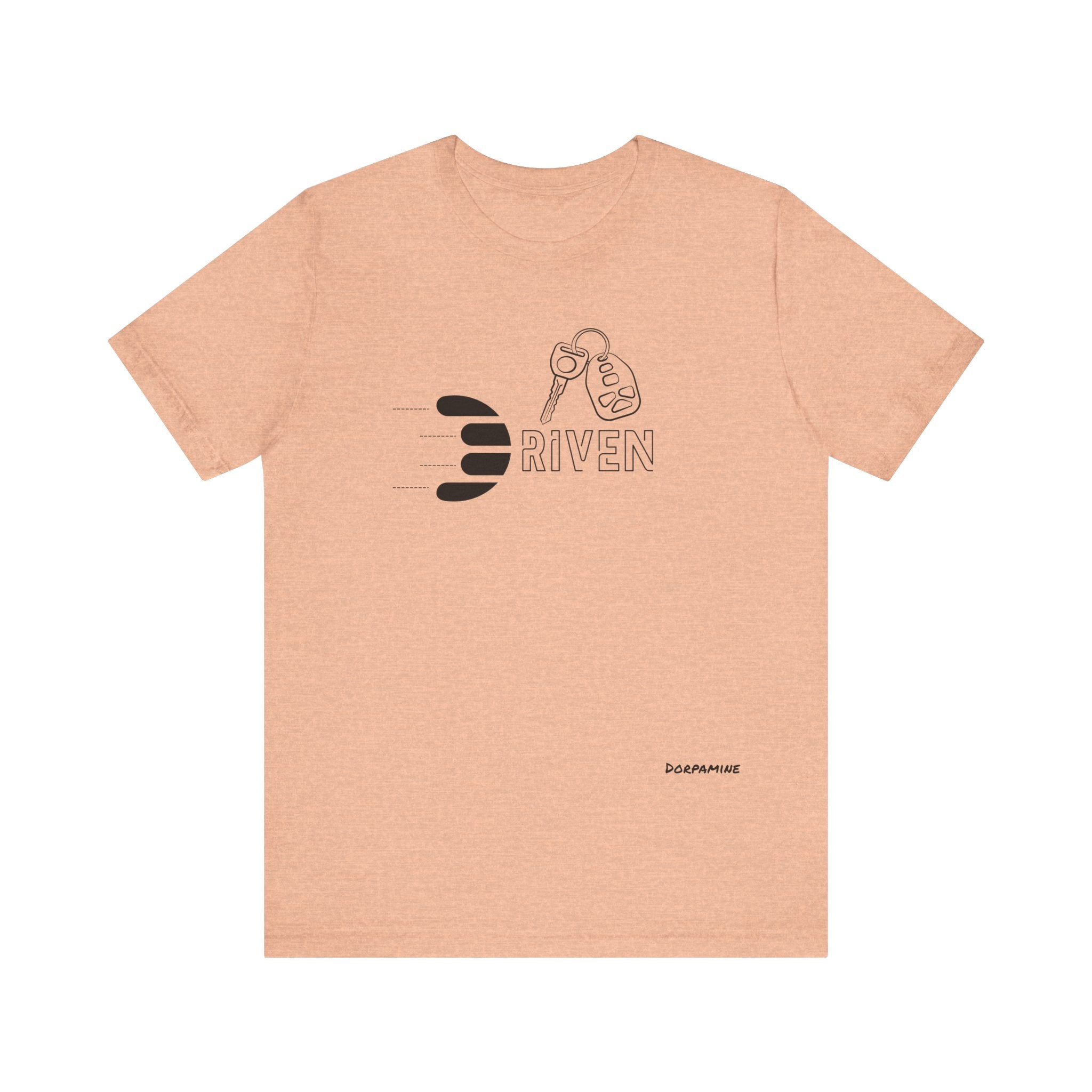 Dorpamine Driven Black (D-Words Collection) Unisex Jersey Short Sleeve Tee