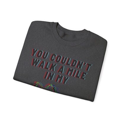 Dorpamine "Walk a Mile" Unisex Heavy Blend™ Crewneck Sweatshirt