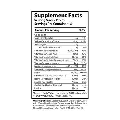 Dorpamine Vitality Hair Vitamin Gummies (60 Gummies)