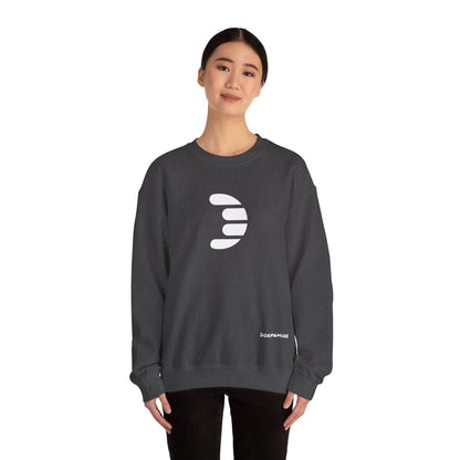 Dorpamine Classic White Logo Unisex Heavy Blend™ Crewneck Sweatshirt