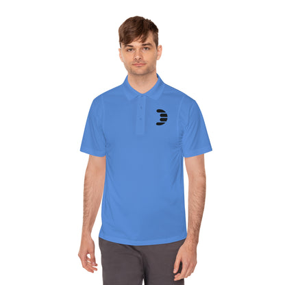 Dorpamine Black Logo Men's Sport Polo Shirt