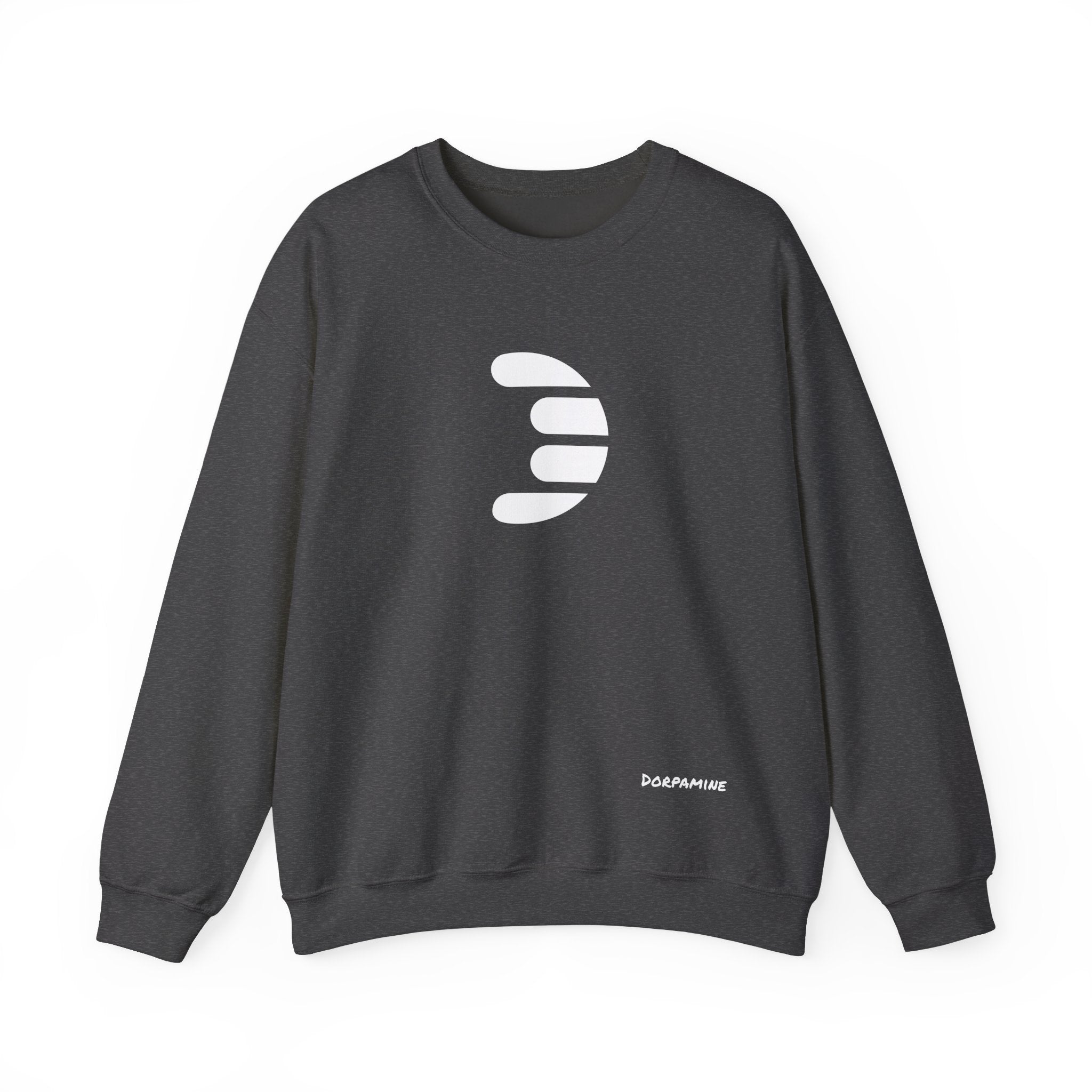 Dorpamine Classic White Logo Unisex Heavy Blend™ Crewneck Sweatshirt