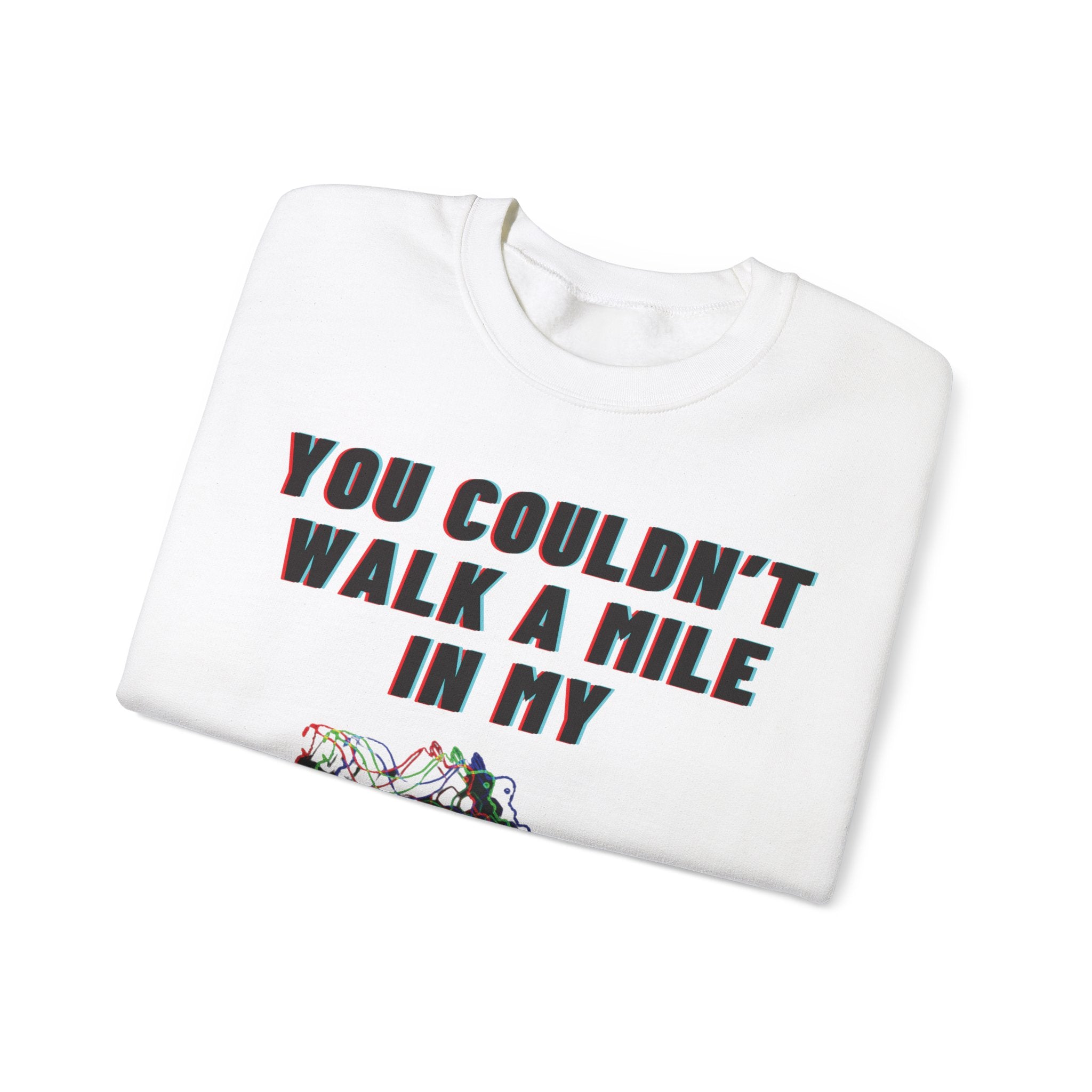 Dorpamine "Walk a Mile" Unisex Heavy Blend™ Crewneck Sweatshirt