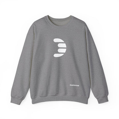 Dorpamine Classic White Logo Unisex Heavy Blend™ Crewneck Sweatshirt