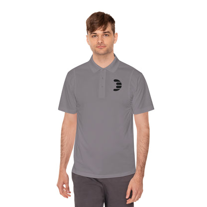 Dorpamine Black Logo Men's Sport Polo Shirt
