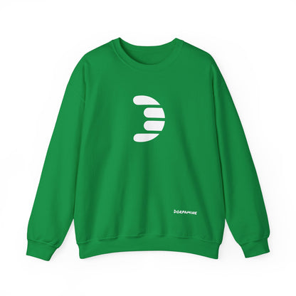 Dorpamine Classic White Logo Unisex Heavy Blend™ Crewneck Sweatshirt
