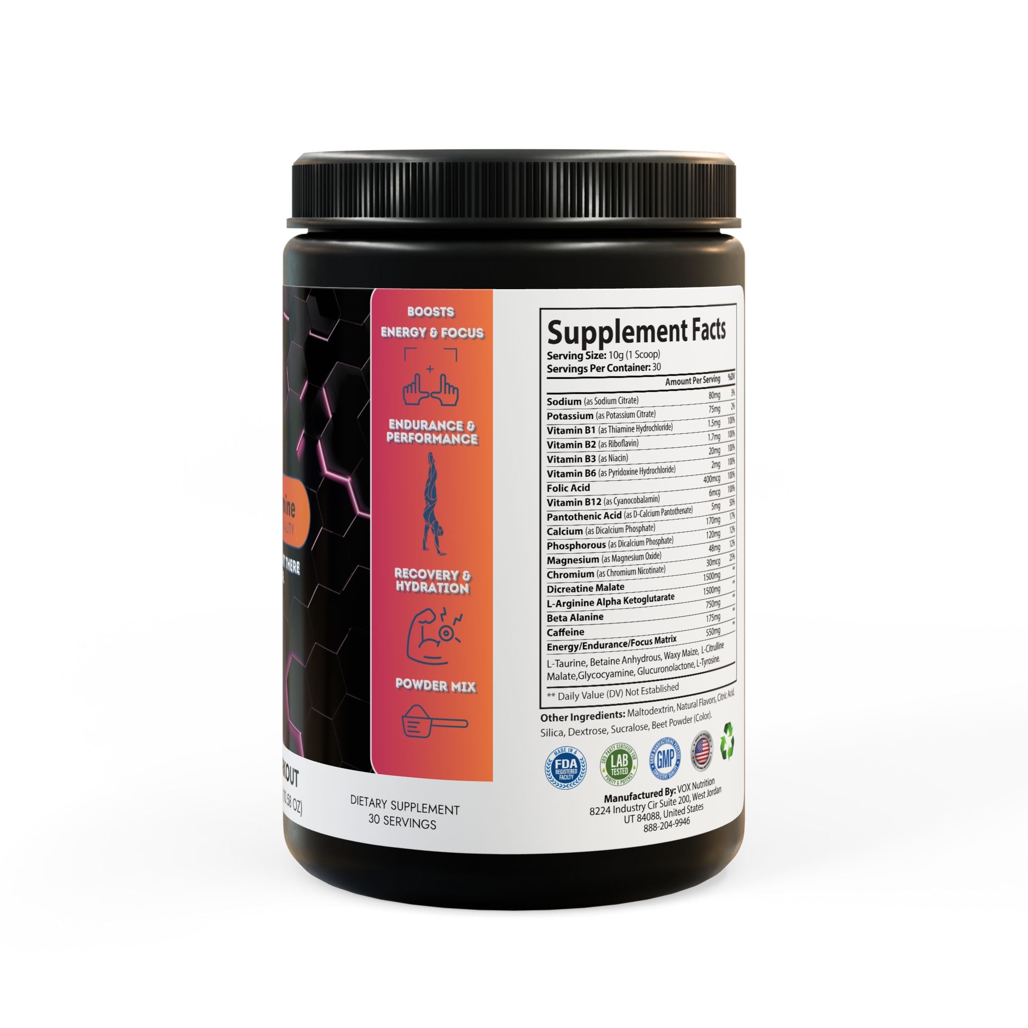 Dorpamine Vitality Pre-Workout Supplement Watermelon
