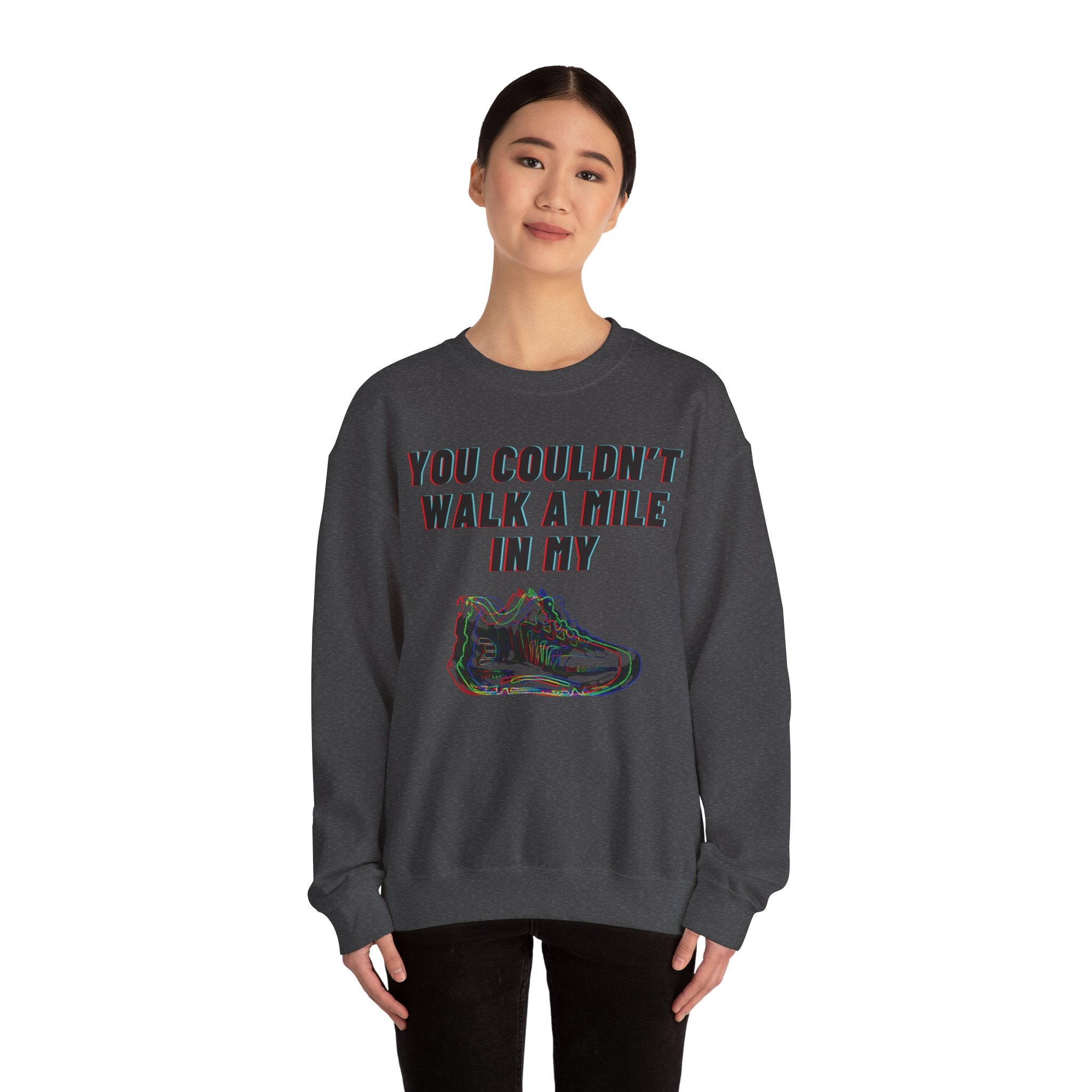 Dorpamine "Walk a Mile" Unisex Heavy Blend™ Crewneck Sweatshirt