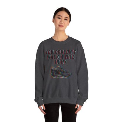 Dorpamine "Walk a Mile" Unisex Heavy Blend™ Crewneck Sweatshirt