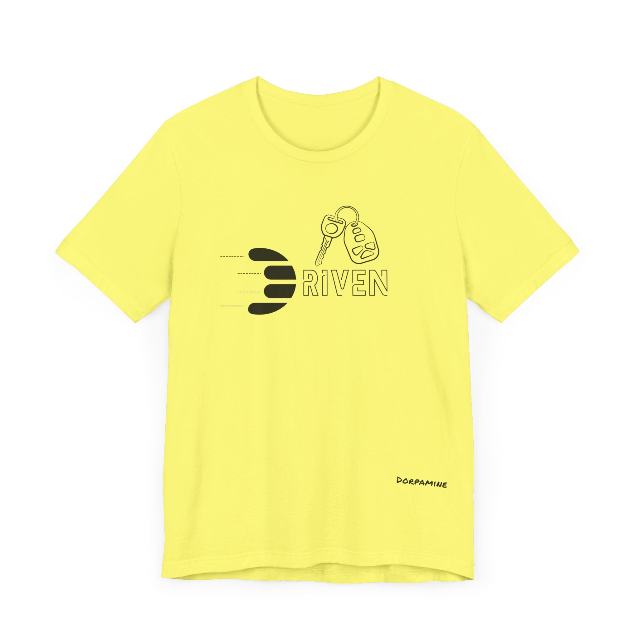 Dorpamine Driven Black (D-Words Collection) Unisex Jersey Short Sleeve Tee