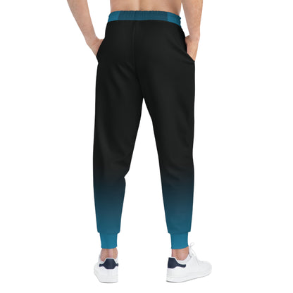 Dorpamine Fusion Black and Blue Unisex Athletic Joggers