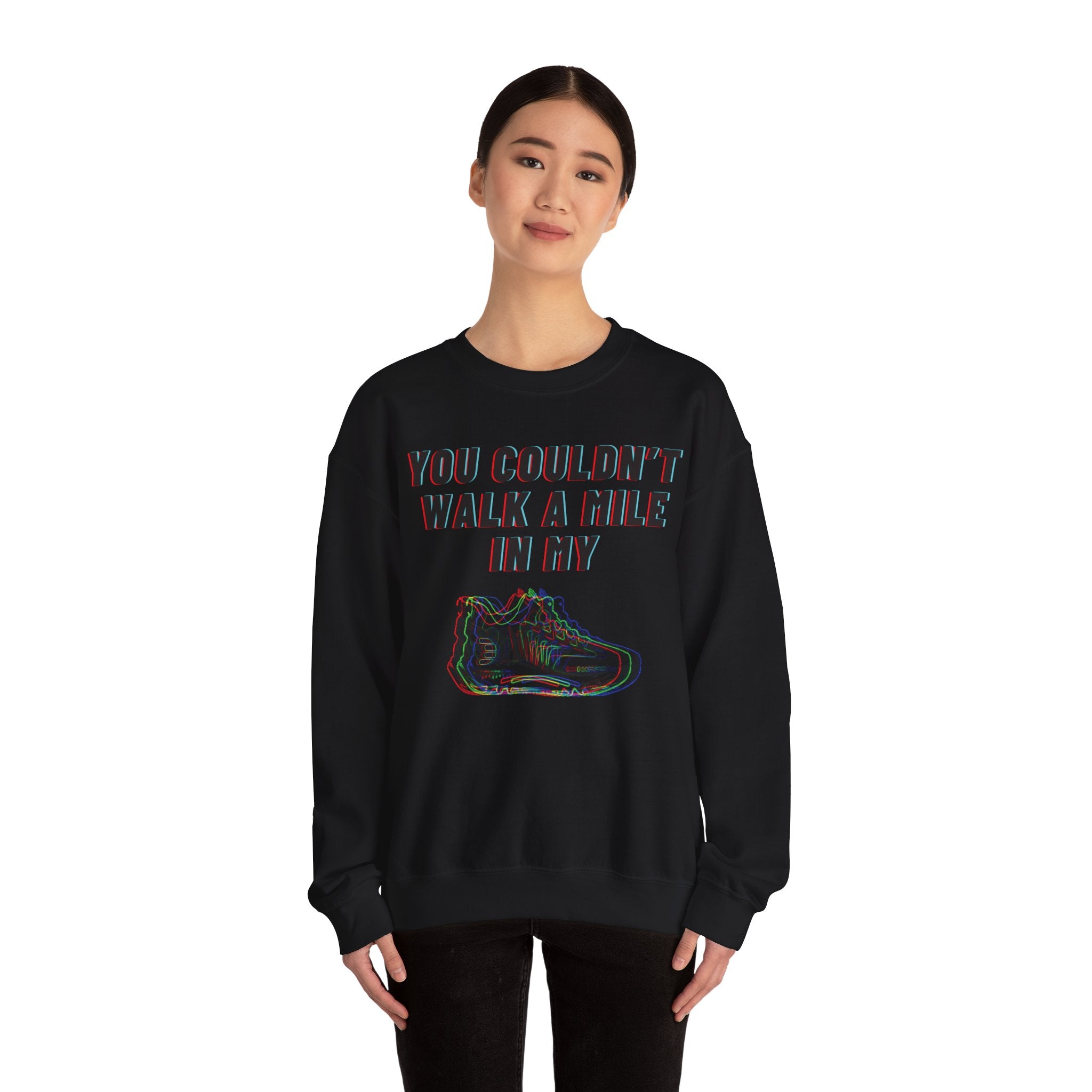 Dorpamine "Walk a Mile" Unisex Heavy Blend™ Crewneck Sweatshirt