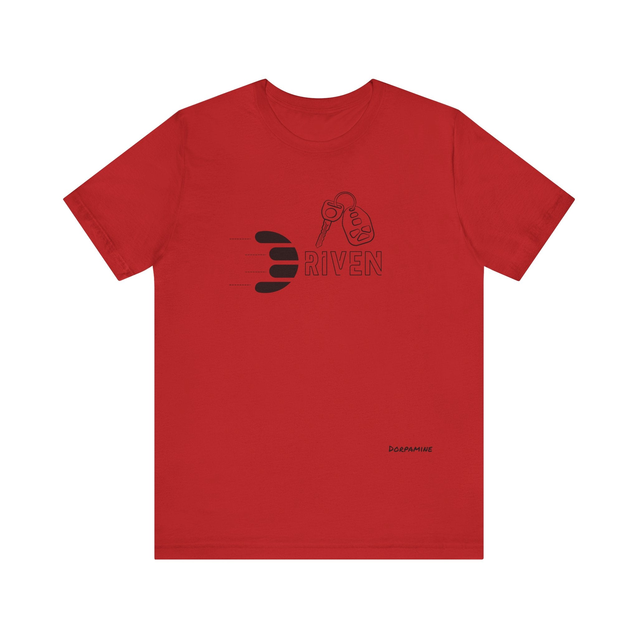 Dorpamine Driven Black (D-Words Collection) Unisex Jersey Short Sleeve Tee