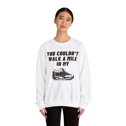 Dorpamine "Walk a Mile" Unisex Heavy Blend™ Crewneck Sweatshirt
