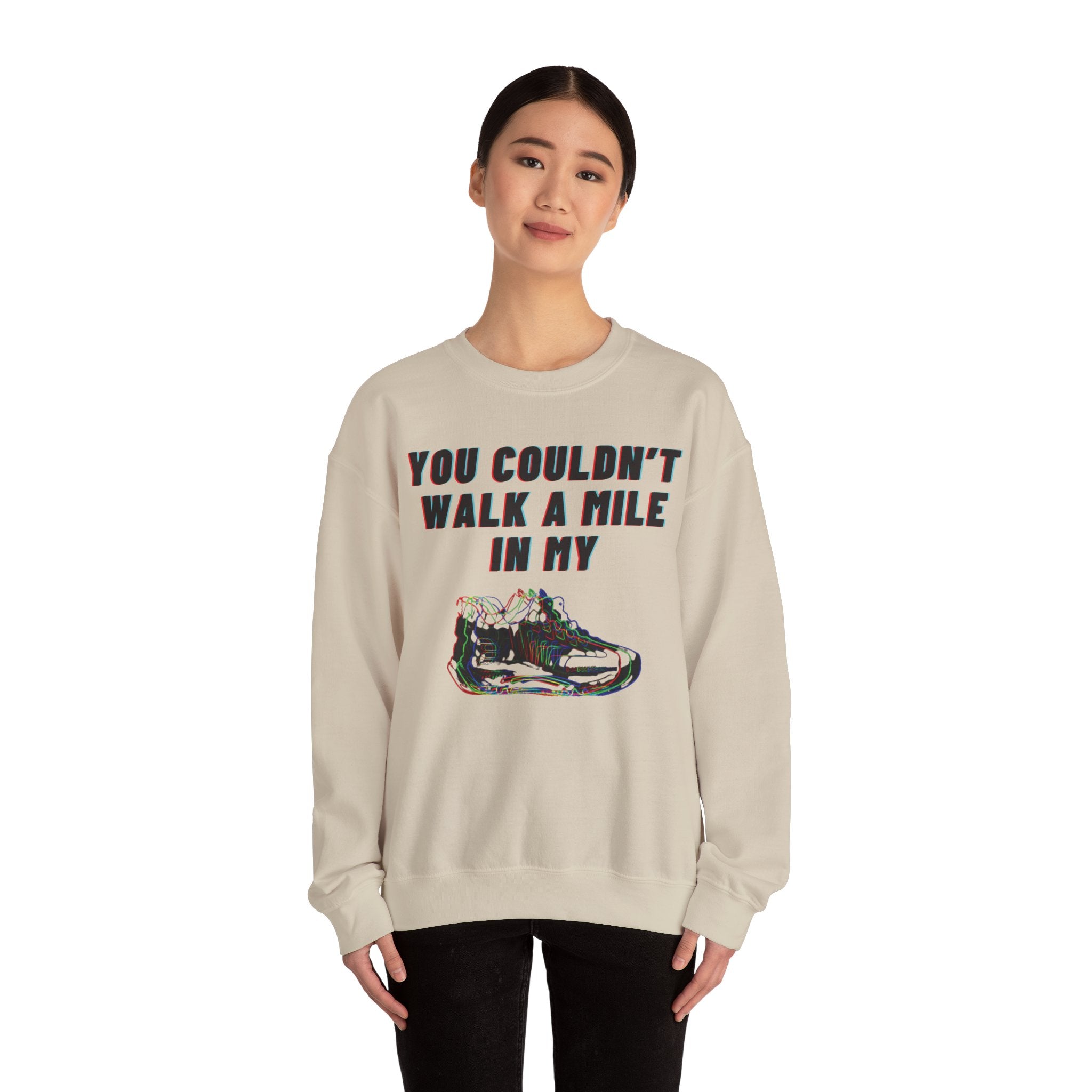 Dorpamine "Walk a Mile" Unisex Heavy Blend™ Crewneck Sweatshirt