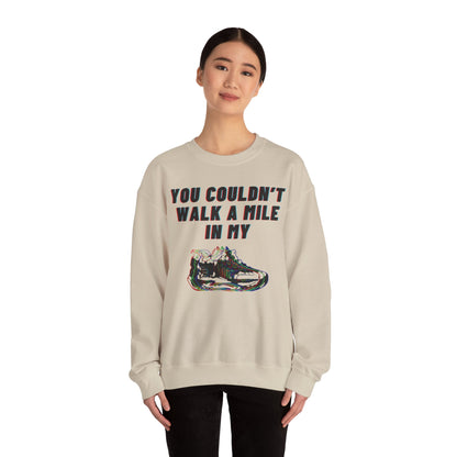 Dorpamine "Walk a Mile" Unisex Heavy Blend™ Crewneck Sweatshirt