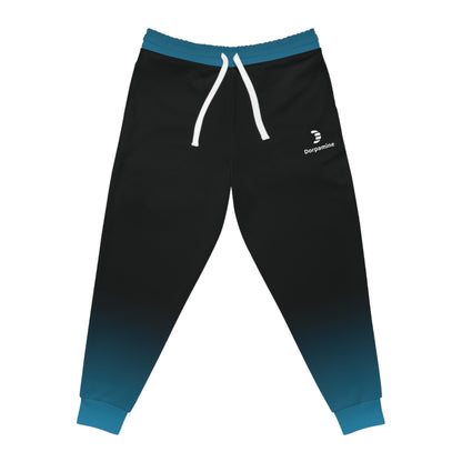 Dorpamine Fusion Black and Blue Unisex Athletic Joggers