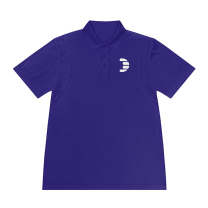 Dorpamine White Logo Men's Sport Polo Shirt