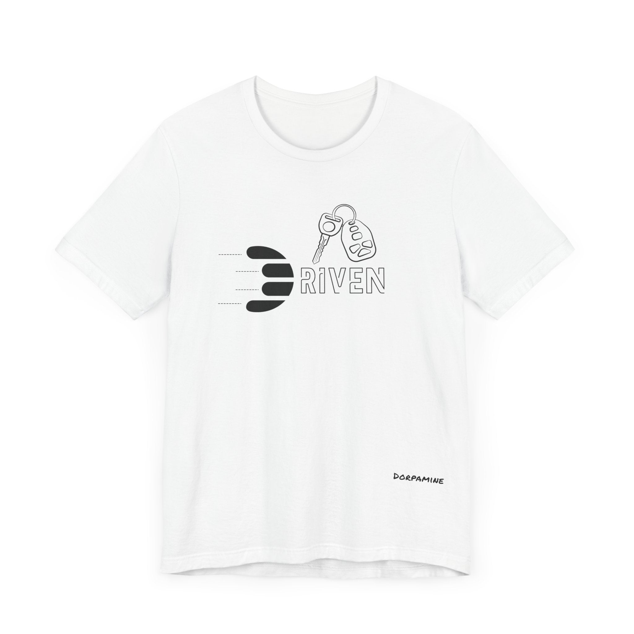 Dorpamine Driven Black (D-Words Collection) Unisex Jersey Short Sleeve Tee