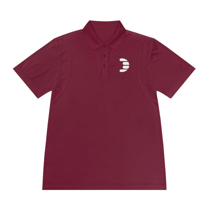 Dorpamine White Logo Men's Sport Polo Shirt