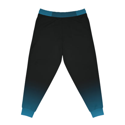 Dorpamine Fusion Black and Blue Unisex Athletic Joggers