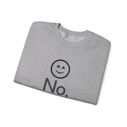Dorpamine "No." Reclaiming Your Time Series Black Text Unisex Heavy Blend™ Crewneck Sweatshirt