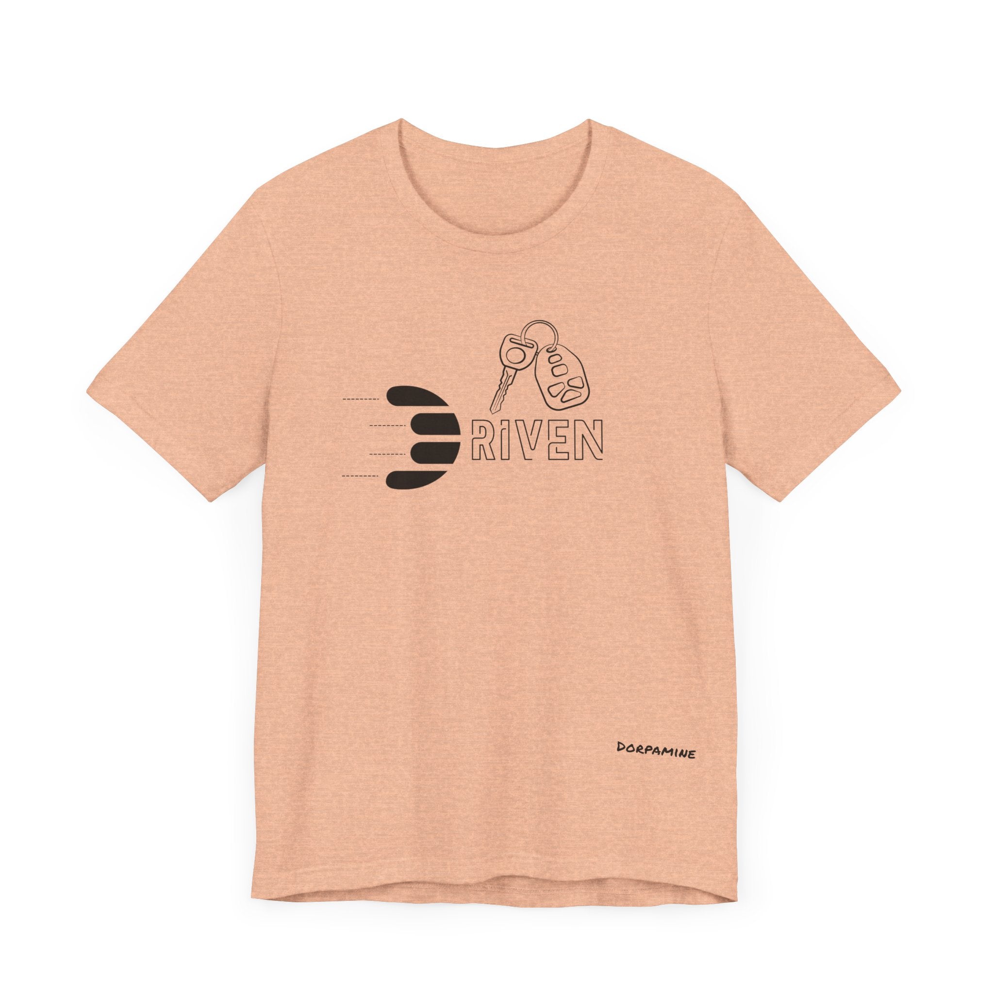 Dorpamine Driven Black (D-Words Collection) Unisex Jersey Short Sleeve Tee
