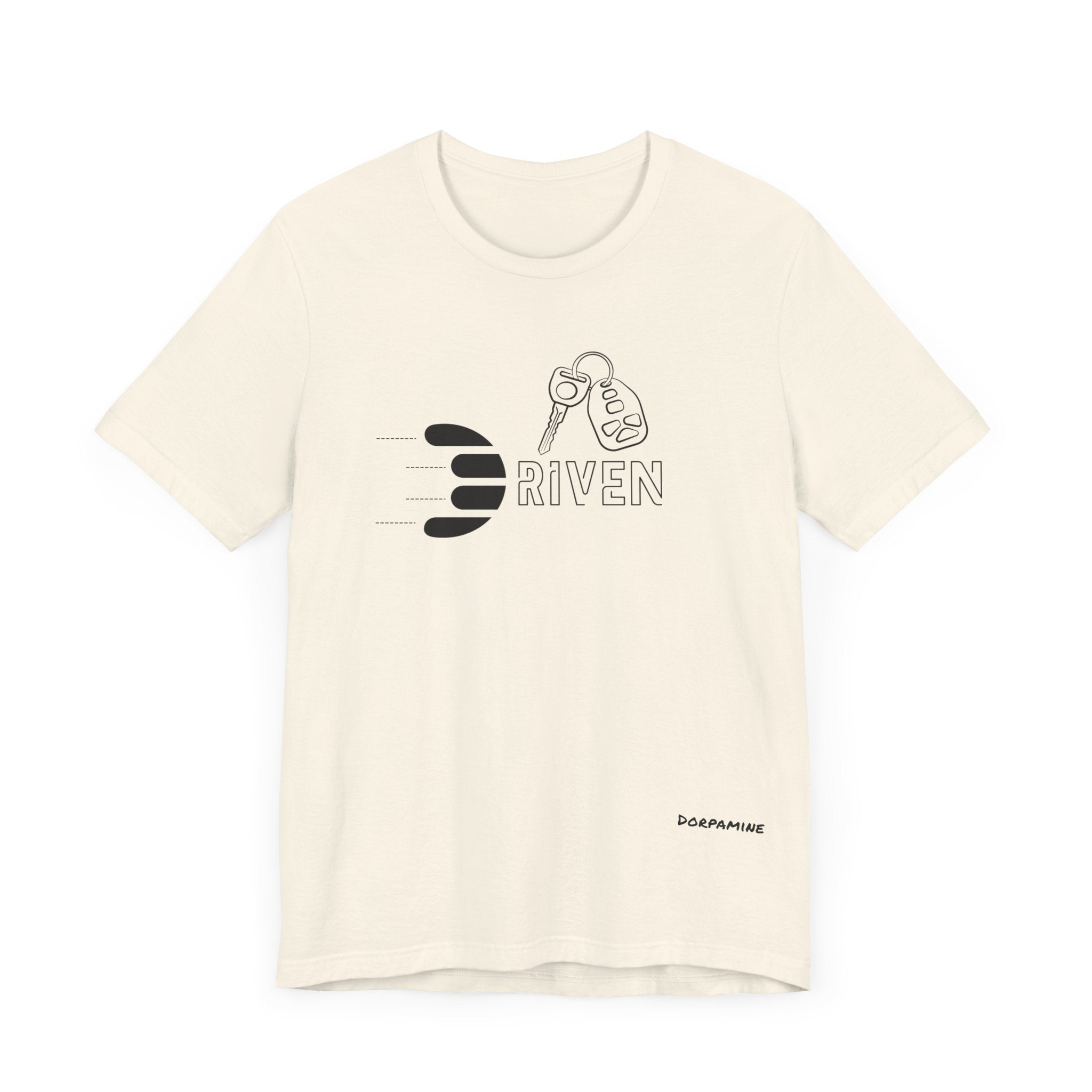 Dorpamine Driven Black (D-Words Collection) Unisex Jersey Short Sleeve Tee