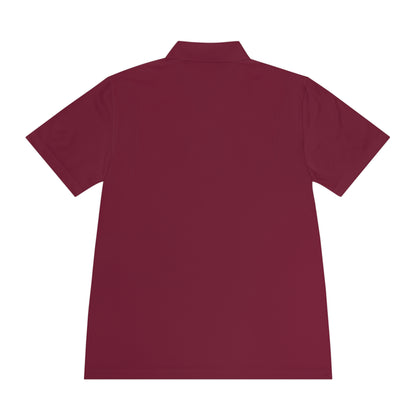 Dorpamine White Logo Men's Sport Polo Shirt