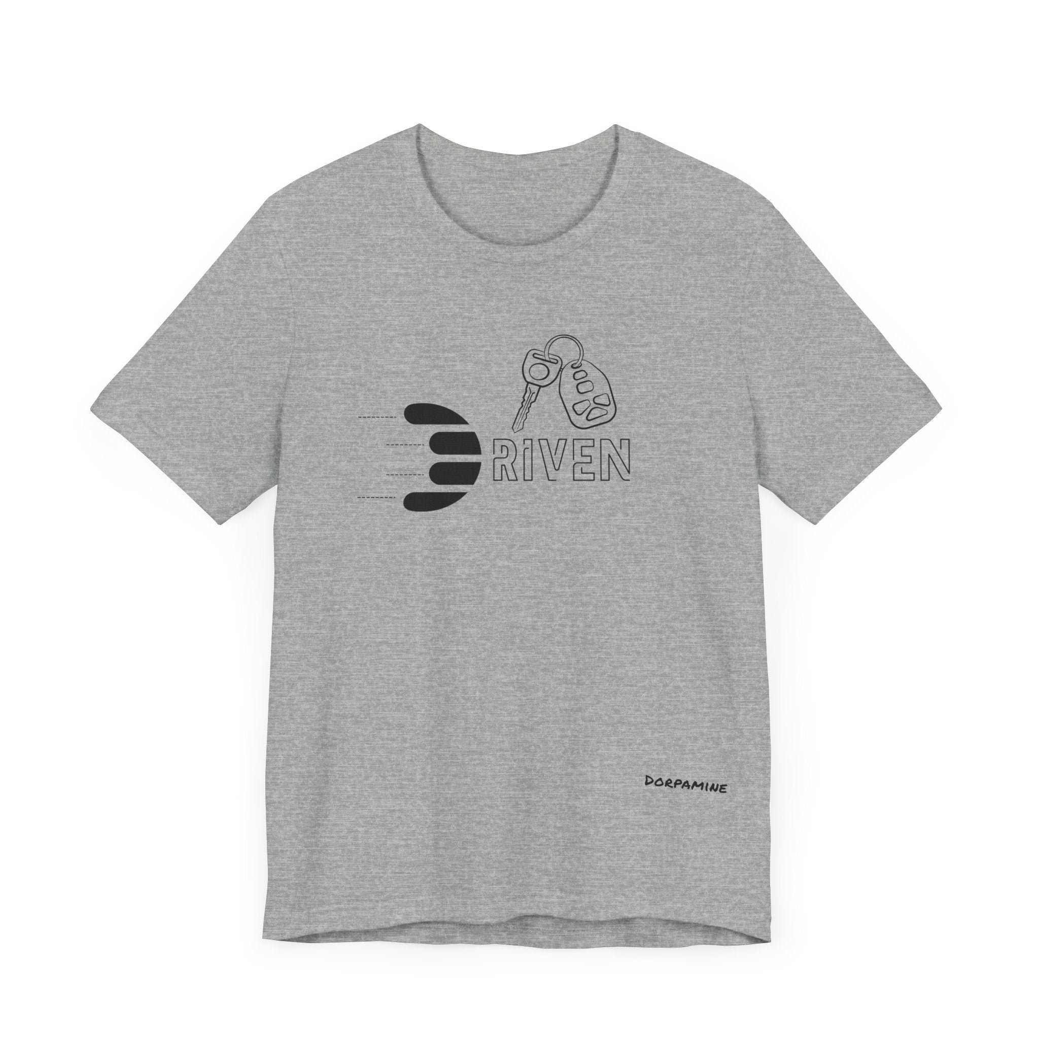 Dorpamine Driven Black (D-Words Collection) Unisex Jersey Short Sleeve Tee