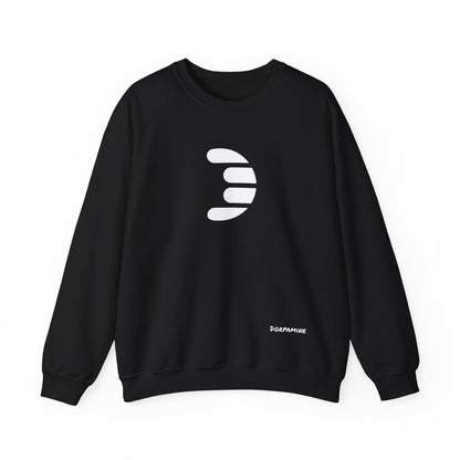 Dorpamine Classic White Logo Unisex Heavy Blend™ Crewneck Sweatshirt