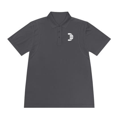 Dorpamine White Logo Men's Sport Polo Shirt