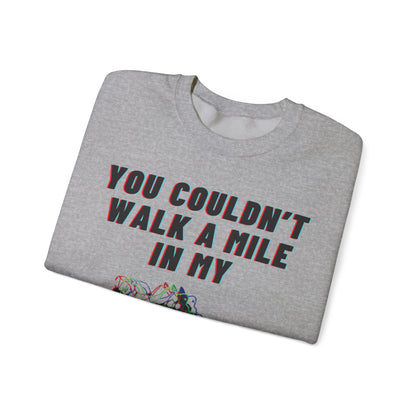 Dorpamine "Walk a Mile" Unisex Heavy Blend™ Crewneck Sweatshirt