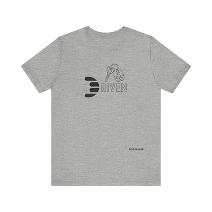 Dorpamine Driven Black (D-Words Collection) Unisex Jersey Short Sleeve Tee