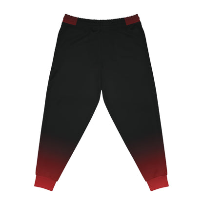 Dorpamine Fusion Black and Red Unisex Athletic Joggers